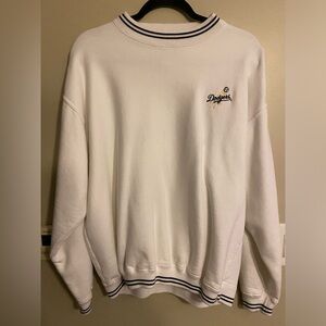 Vintage Los Angeles Dodgers White Sweater